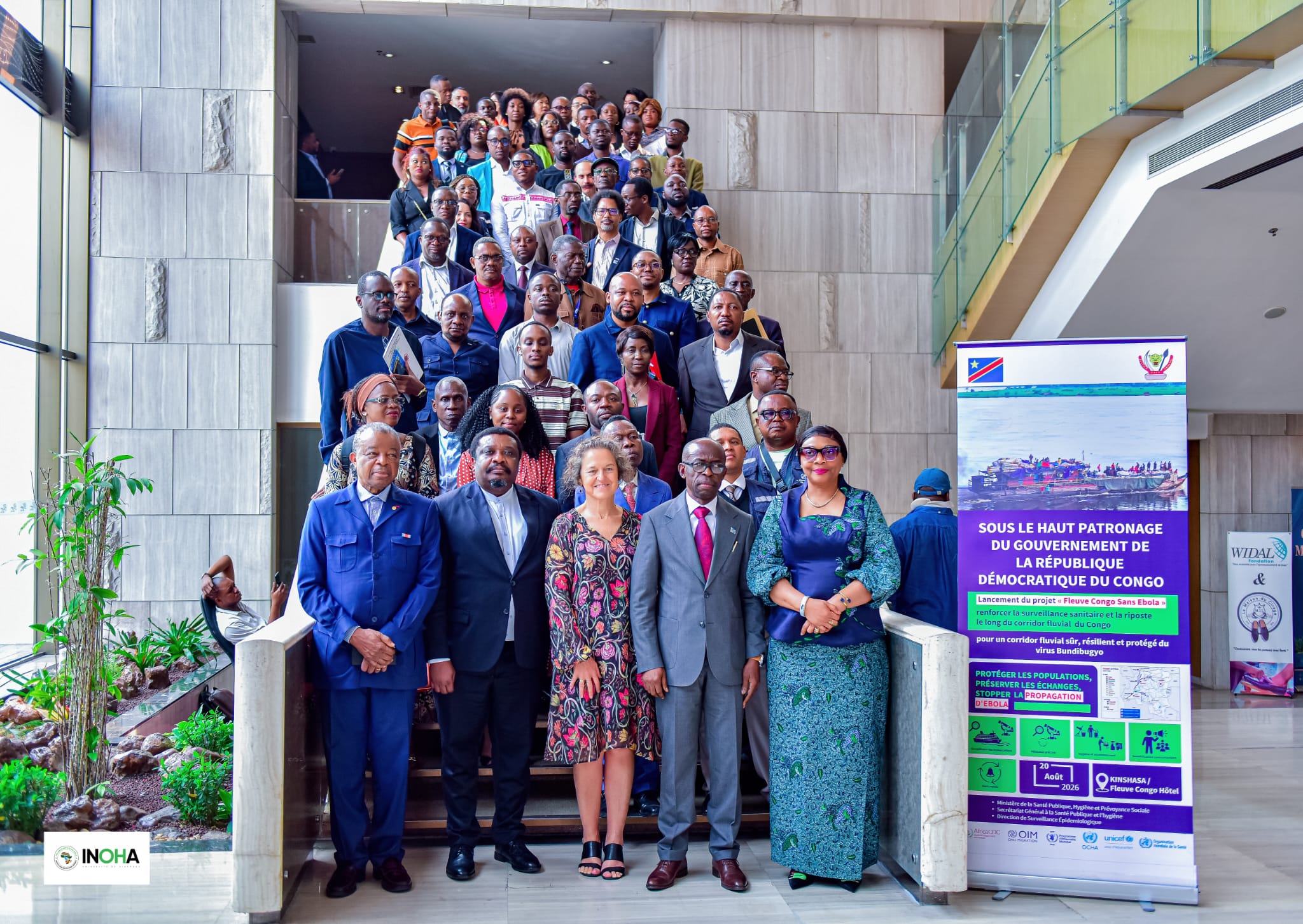 La RDC innove pour renforcer la résilience des corridors fluviaux du Bassin du Congo, Oubangui, Shangha c&rsquo;est contre Ebola et les autres Maladies à Potentiels Épidémique